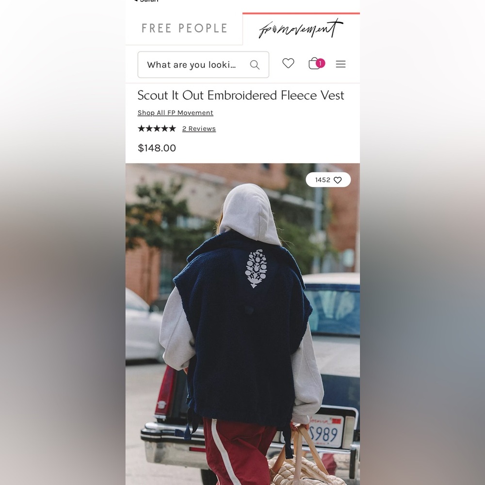 FP Scout It Out Embroidered Fleece Vest - Picture 12 of 13